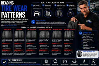 Tire wear patterns explained