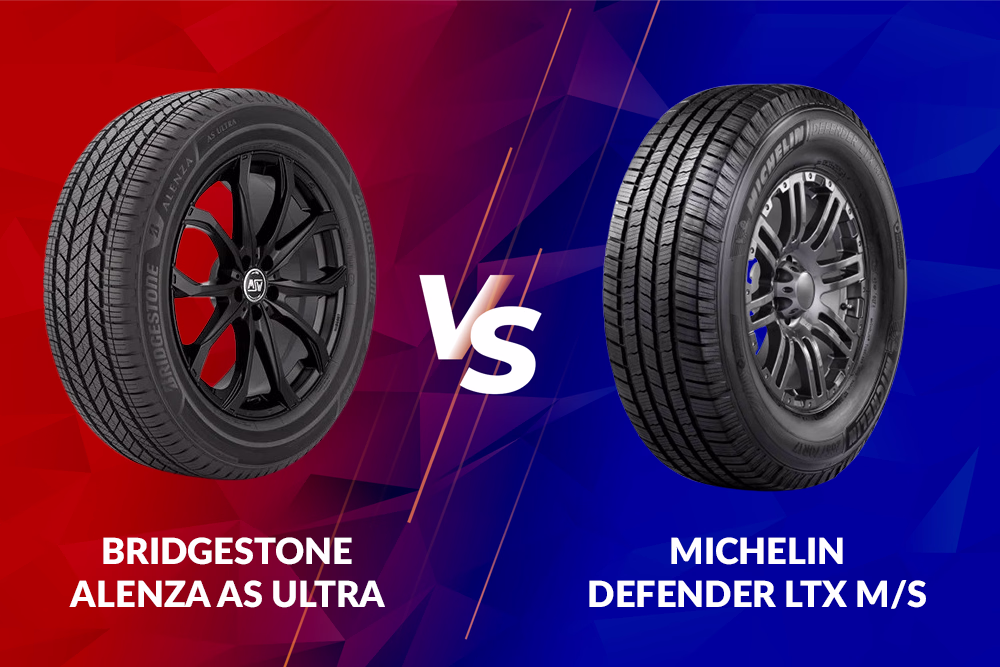 Bridgestone Alenza AS Ultra vs Michelin Defender LTX M/S