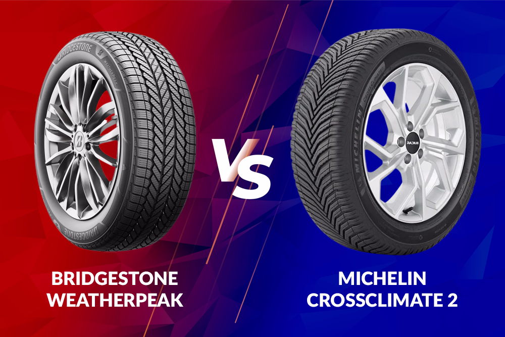 Bridgestone Weatherpeak vs Michelin CrossClimate 2