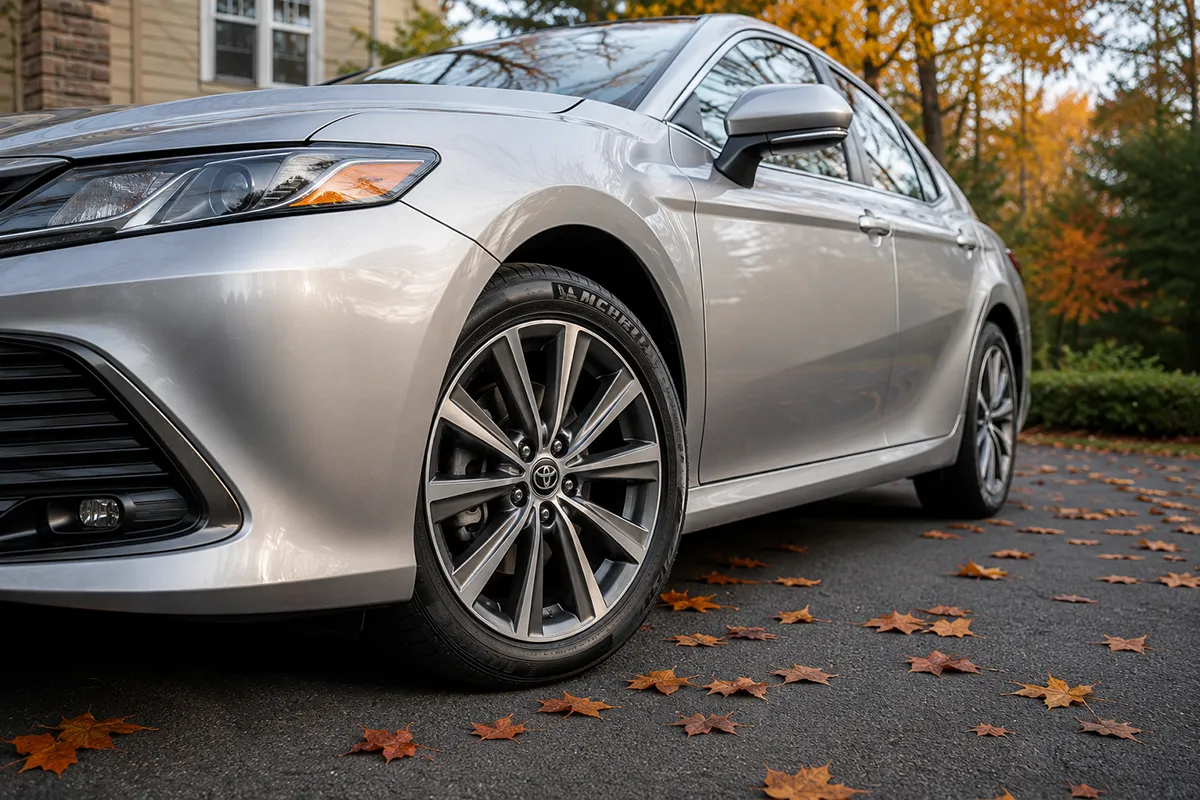 Toyota Camry fitted with Michelin Defender 2 all-season tires