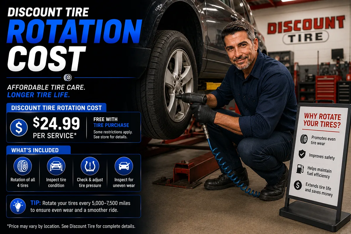 Discount Tire Rotation Cost: What I Actually Paid in 2026 - Tire Advise