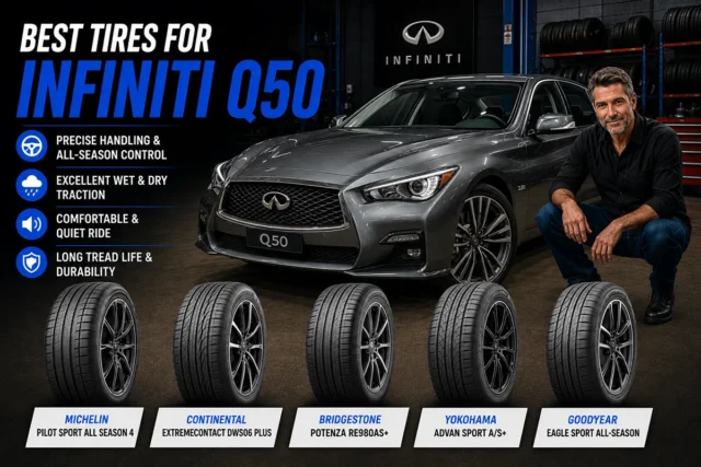 11 Best Tires for Infiniti Q50 (2026): Tested & Compared