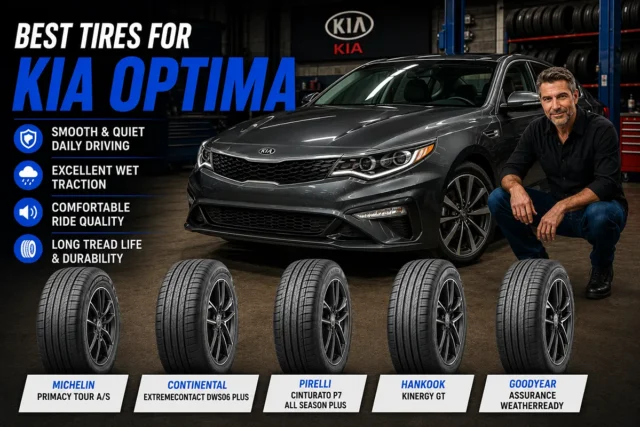 11 Best Tires for Kia Optima (2026): Tested & Compared