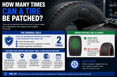 How Many Times Can a Tire Be Patched