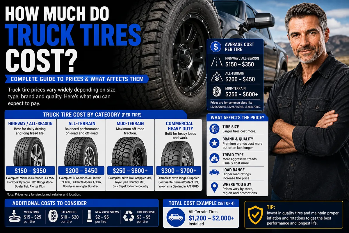How Much Do Truck Tires Cost