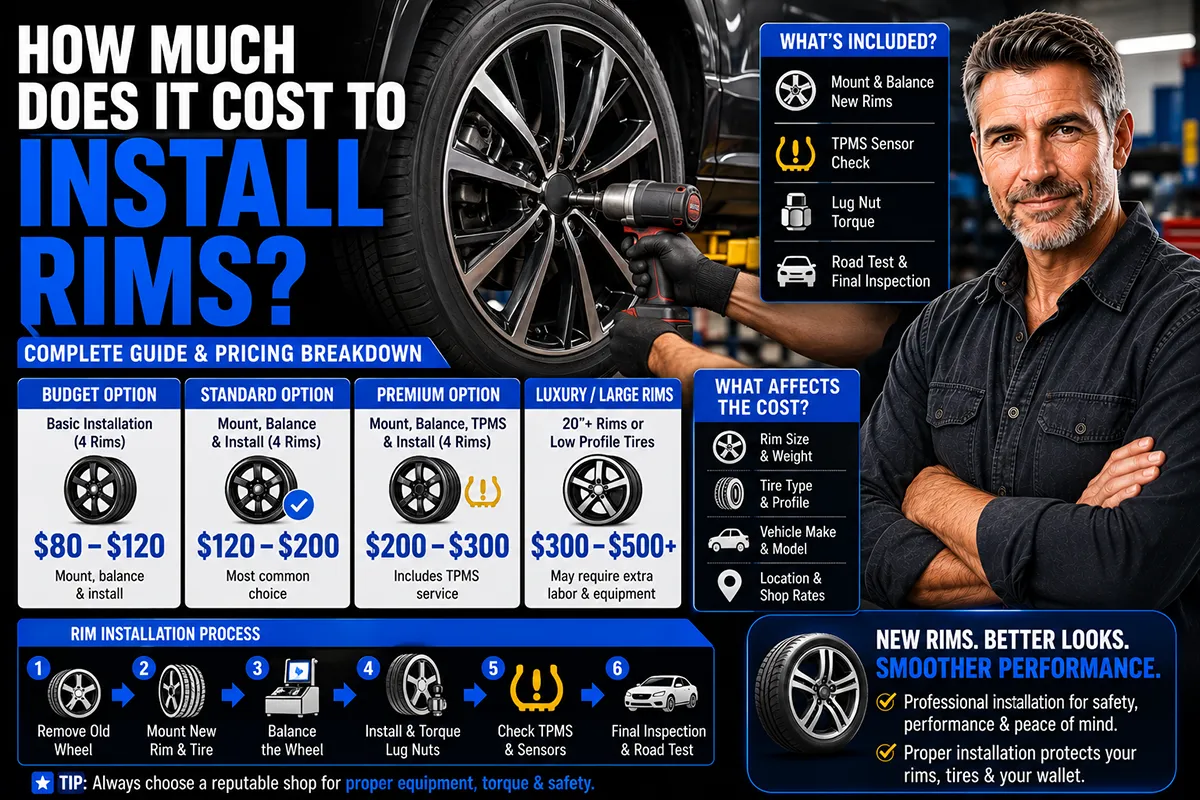 How Much Does It Cost to Install Rims