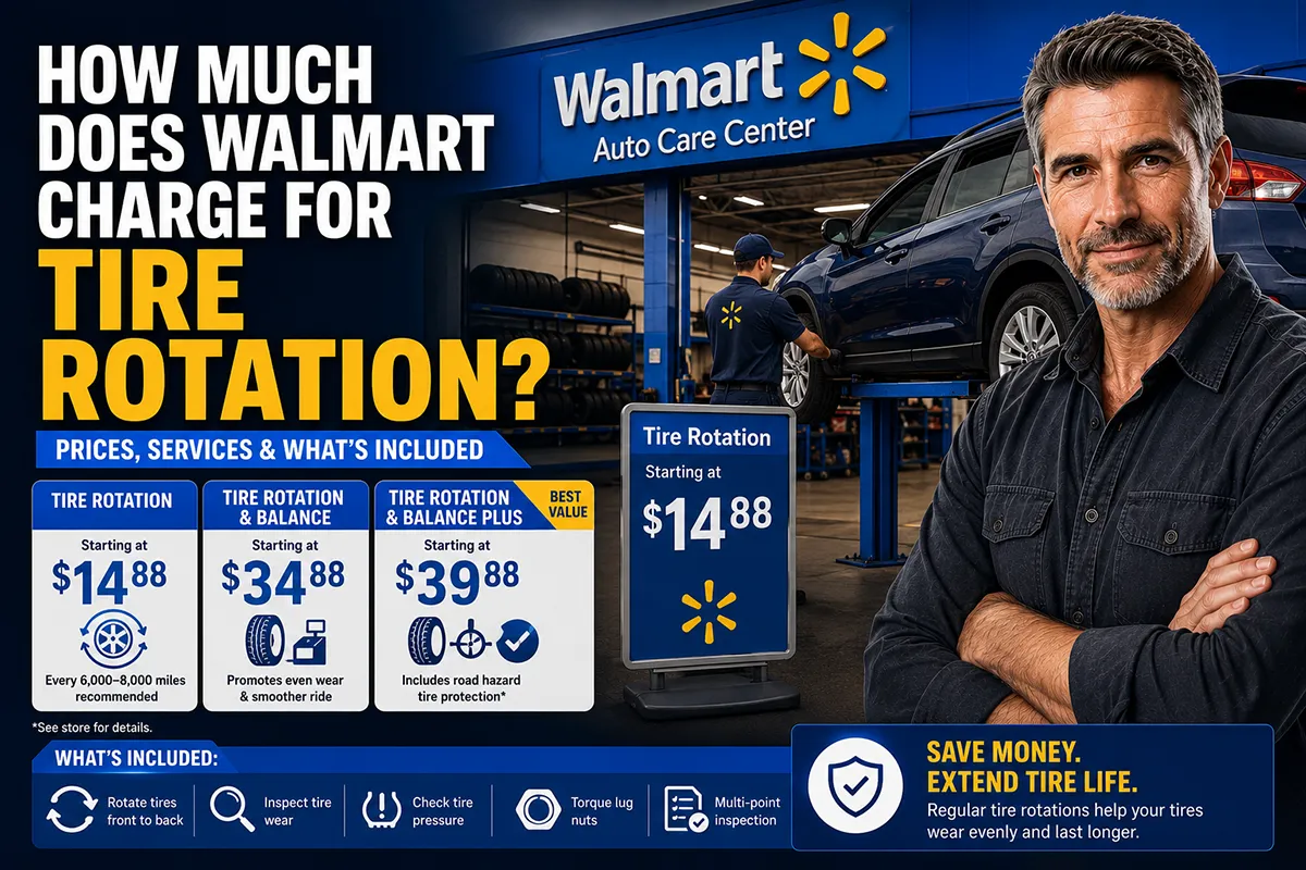 How Much Does Walmart Charge for Tire Rotation