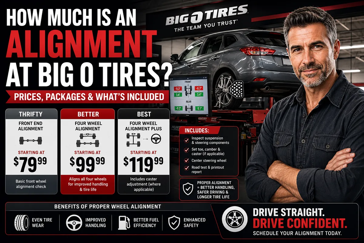 How Much Is an Alignment at Big O Tires