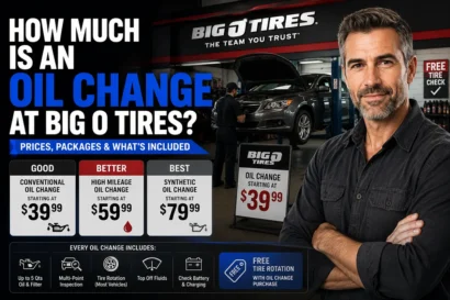 How Much Is an Oil Change at Big O Tires
