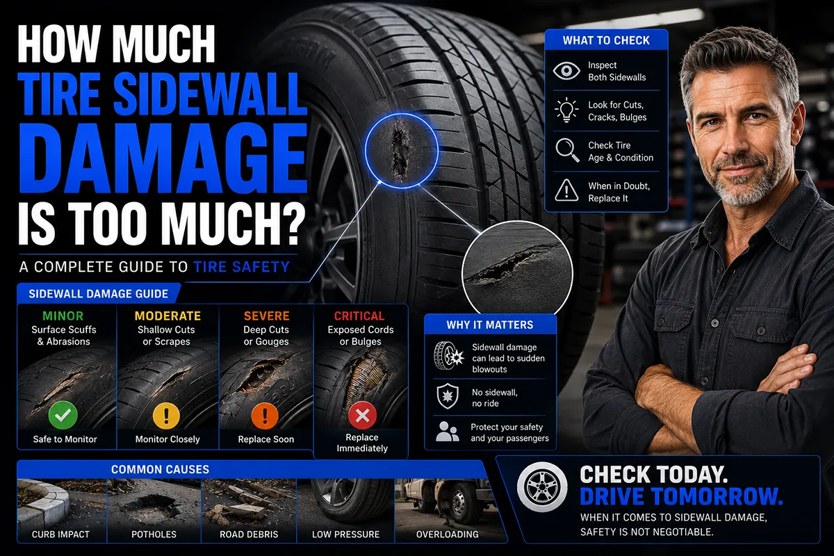 How Much Tire Sidewall Damage Is Too Much