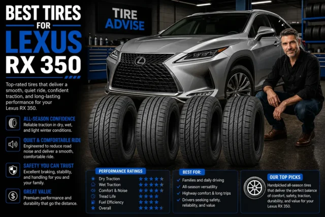 11 Best Tires for Lexus RX 350 (2026): Tested & Compared