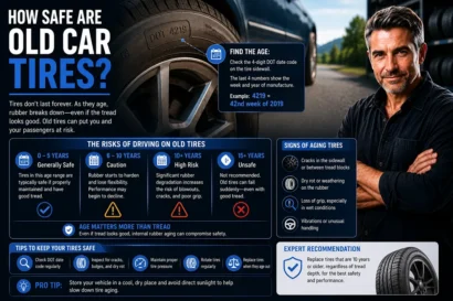 How Safe Are Old Car Tires