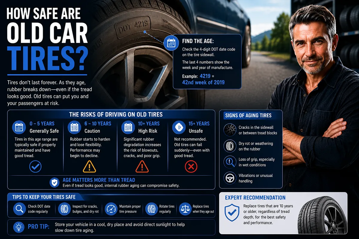 How Safe Are Old Car Tires