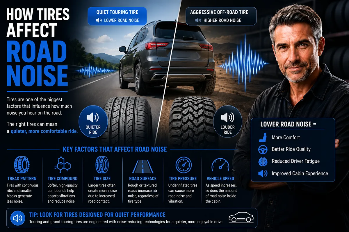 How Tires Affect Road Noise