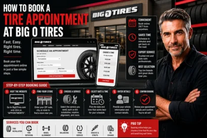 How to Book a Tire Appointment at Big O Tires