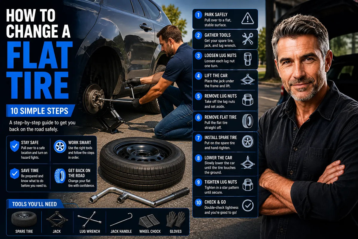 How to Change a Flat Tire