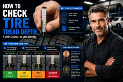 How to Check Tire Tread Depth
