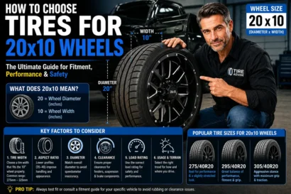 How to Choose the Perfect Tires for Your 20x10 Wheels