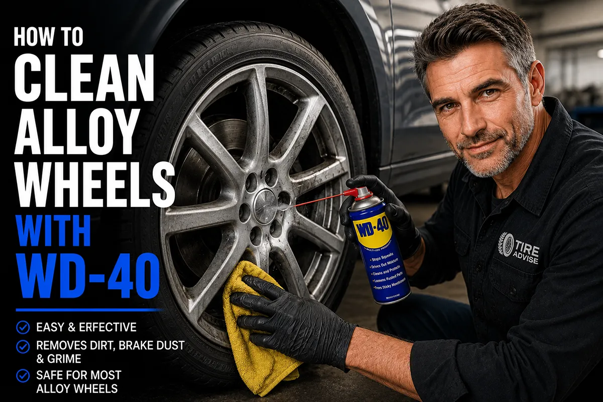 How to Clean Alloy Wheels With WD-40