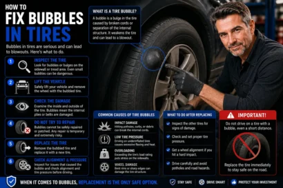 How to Fix Bubbles in Tires