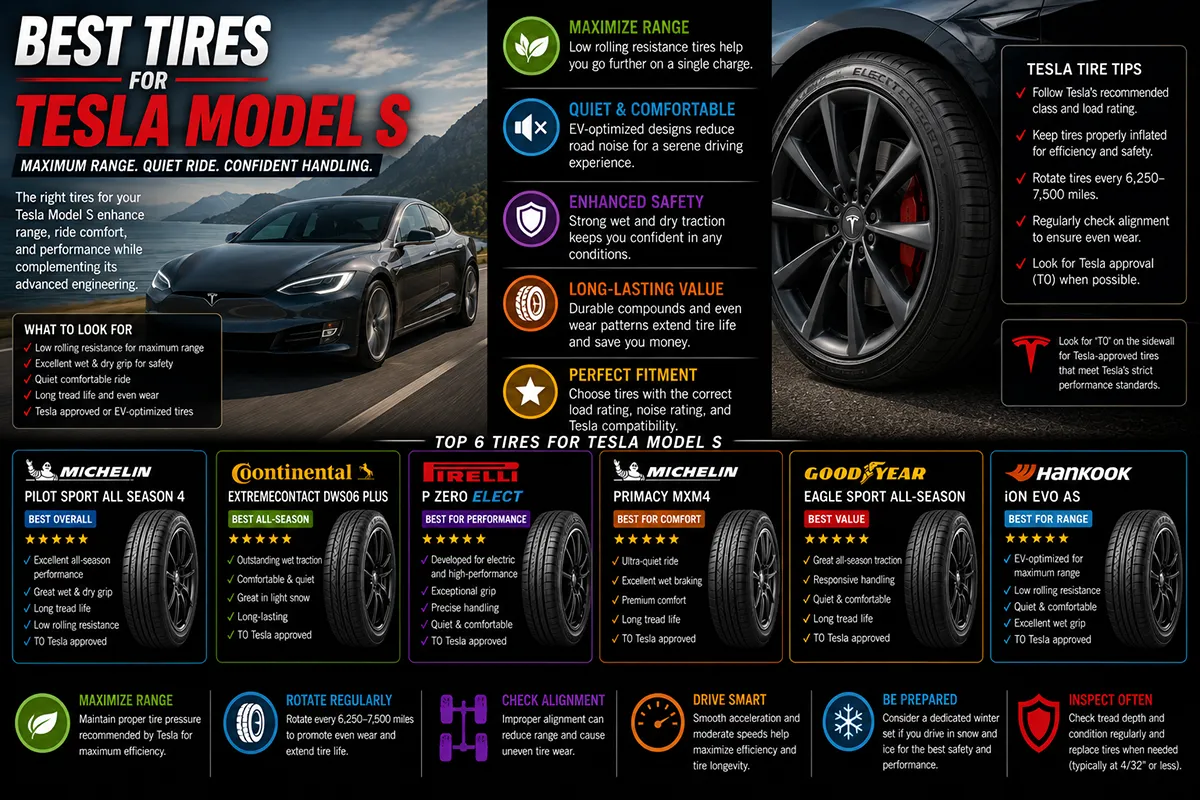 Best Tires for Tesla Model S