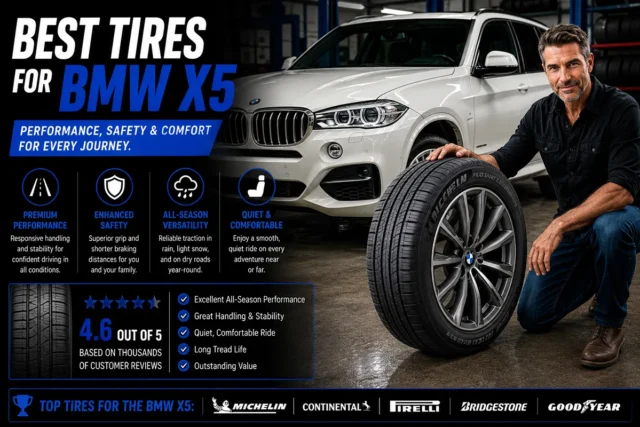 11 Best Tires for BMW X5: Performance, All-Season & Winter Options