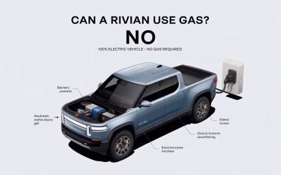 Can a Rivian use gas