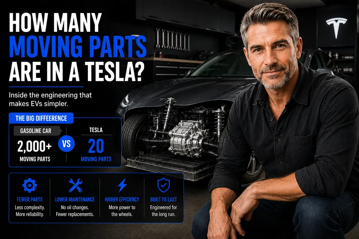 How Many Moving Parts Are in a Tesla