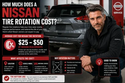 How Much Does a Nissan Tire Rotation Cost