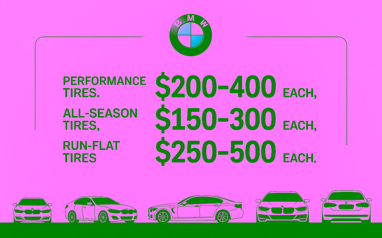 How Much do New BMW Tires Cost?