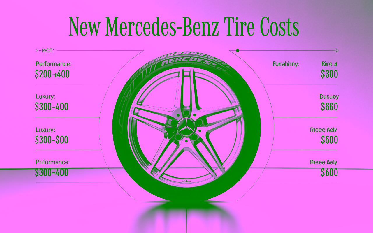How Much do New Mercedes-Benz Tires Cost?