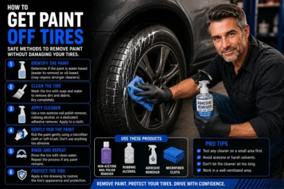 How to Get Paint Off Tires