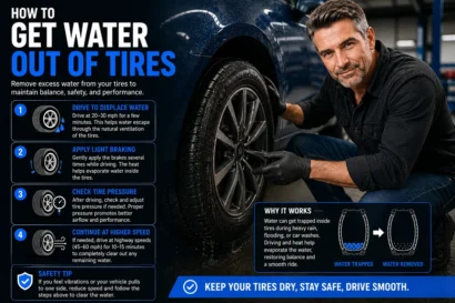 How to Get Water Out of Tires