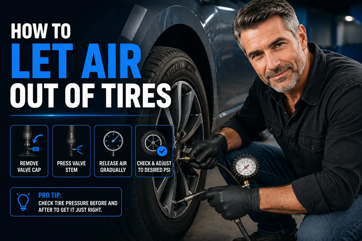 How to Let Air Out of Tires