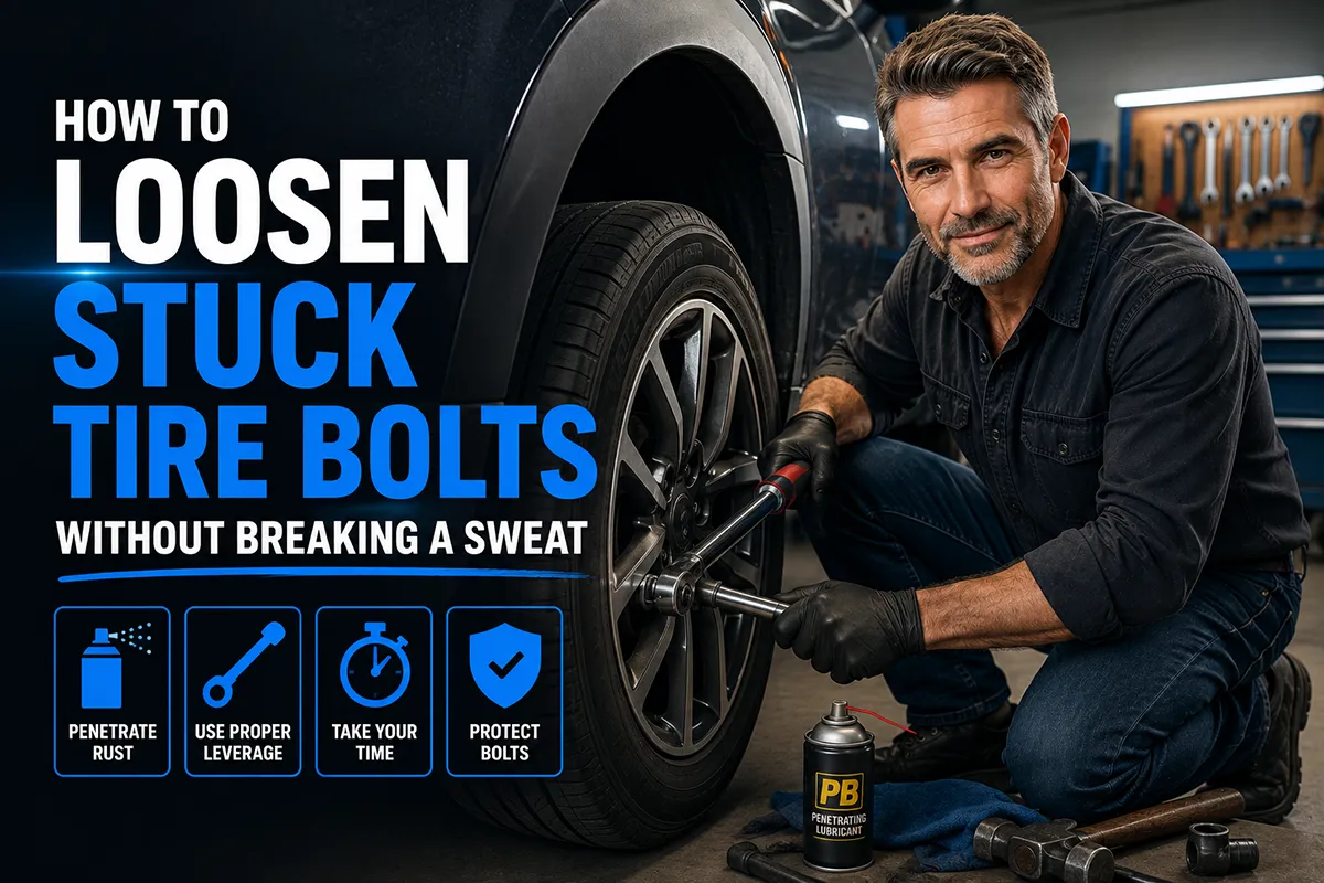 How to Loosen Stuck Tire Bolts