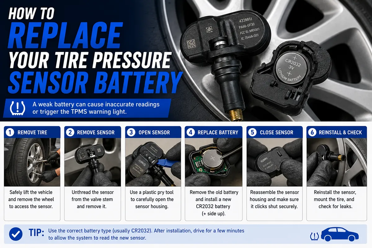 How to Replace Your Tire Pressure Sensor Battery