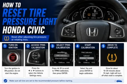 How to Reset the Tire Pressure Light on a Honda Civic