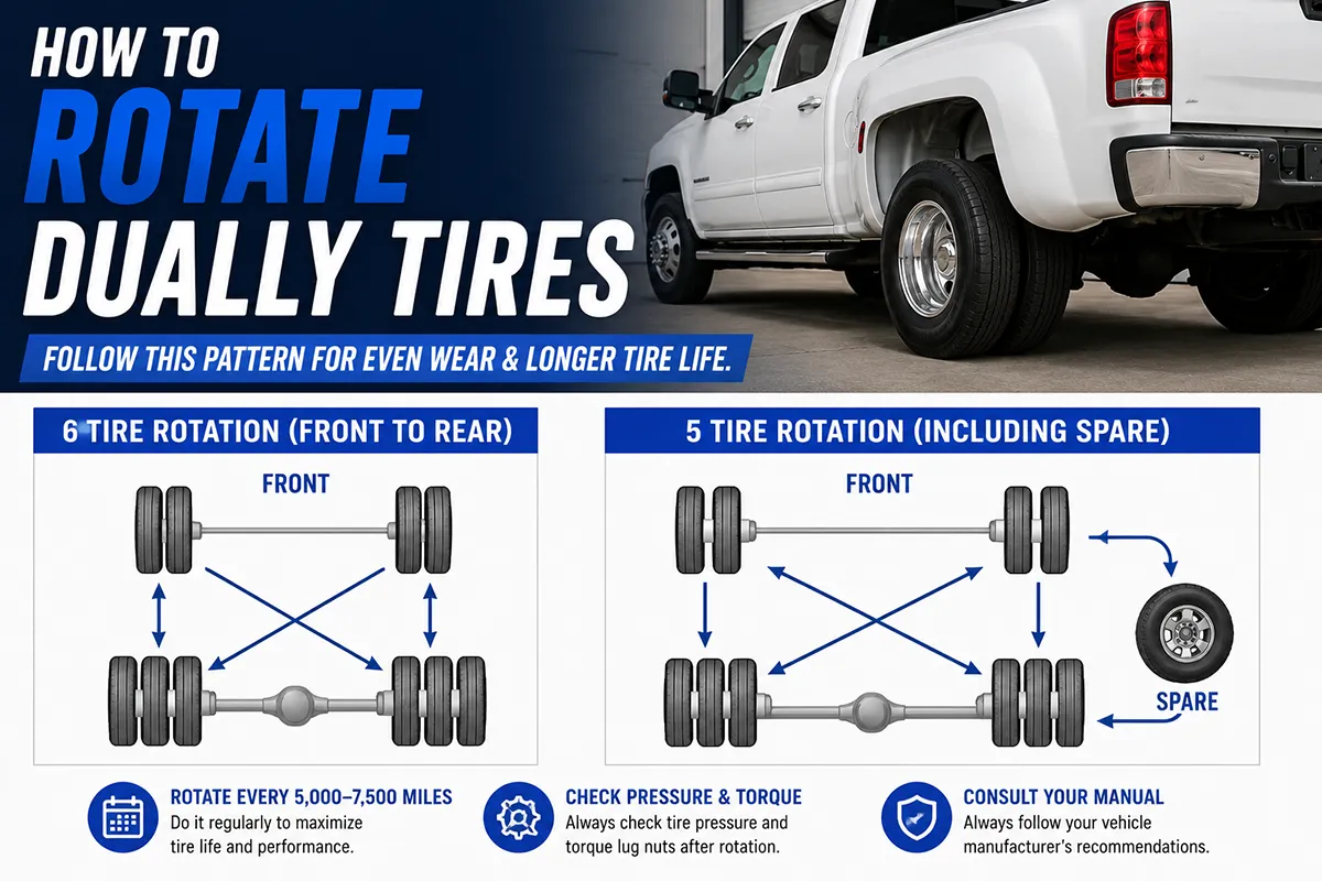 How to Rotate Dually Tires
