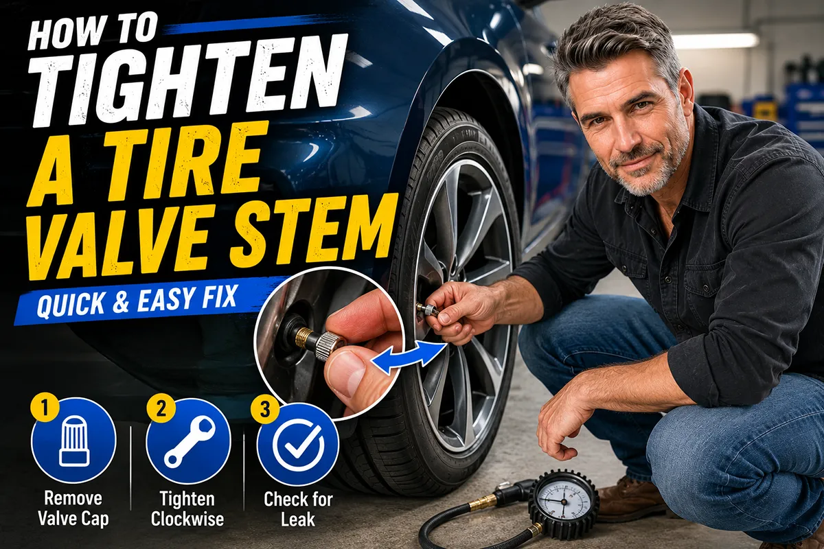 How to Tighten a Tire Valve Stem