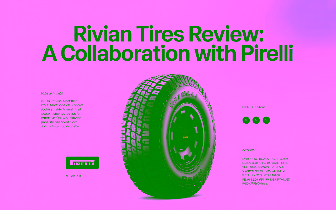 Rivian Tires Review: A Collaboration with Pirelli