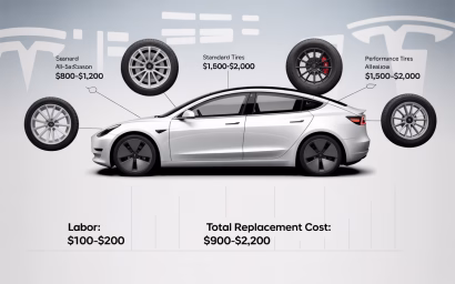 Tesla Model 3 Tire Replacement Cost