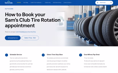 How to Book Your Sams Club Tire Rotation Appointment