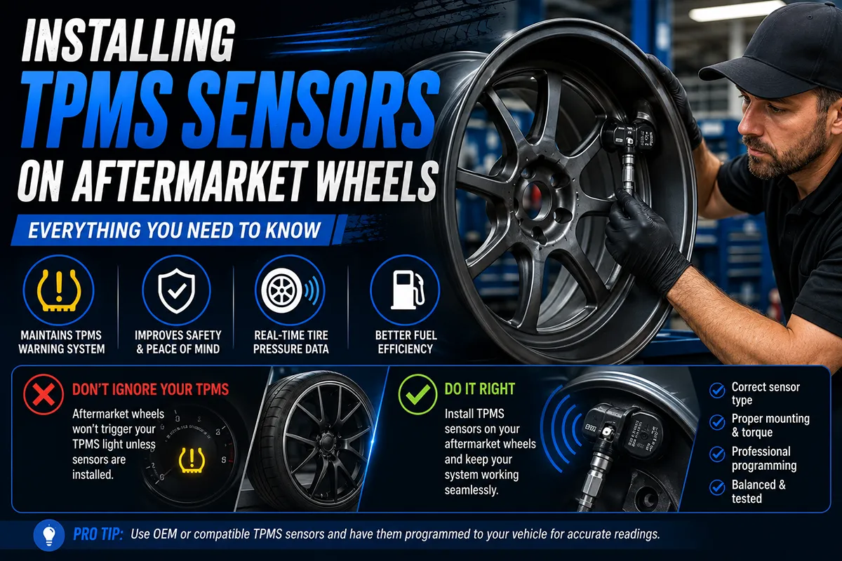 How to Install TPMS Sensors on Aftermarket Wheels