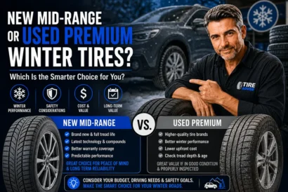 New Mid Range or Used Premium Winter Tires