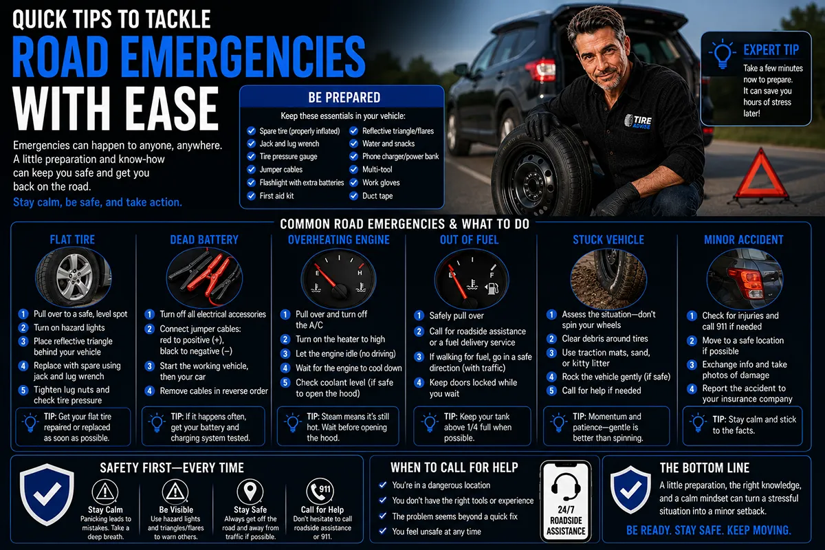 Quick Tips to Tackle Road Emergencies With Ease
