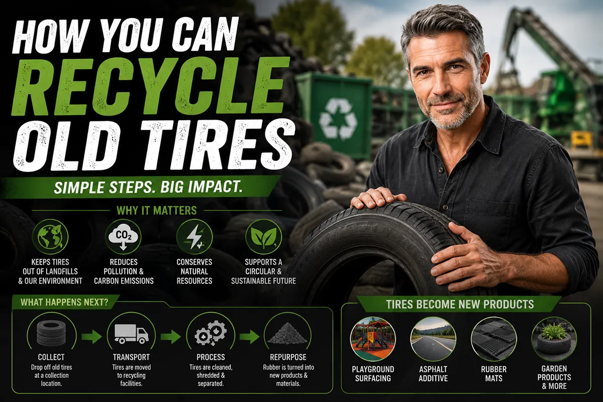 How You Can Recycle Old Tires