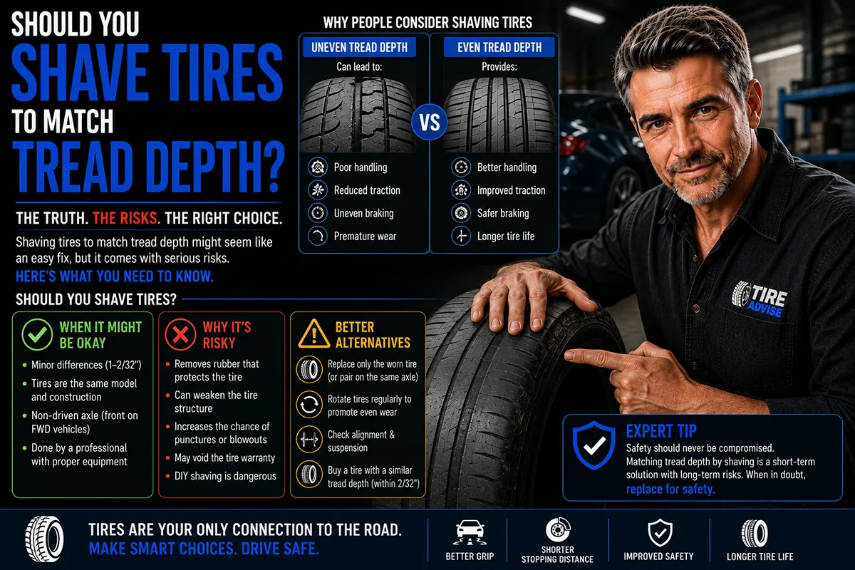 Should You Shave Tires to Match Tread Depth