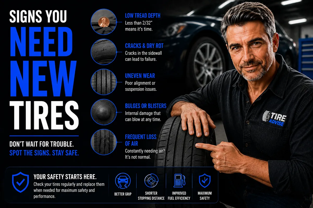Signs you need new tires