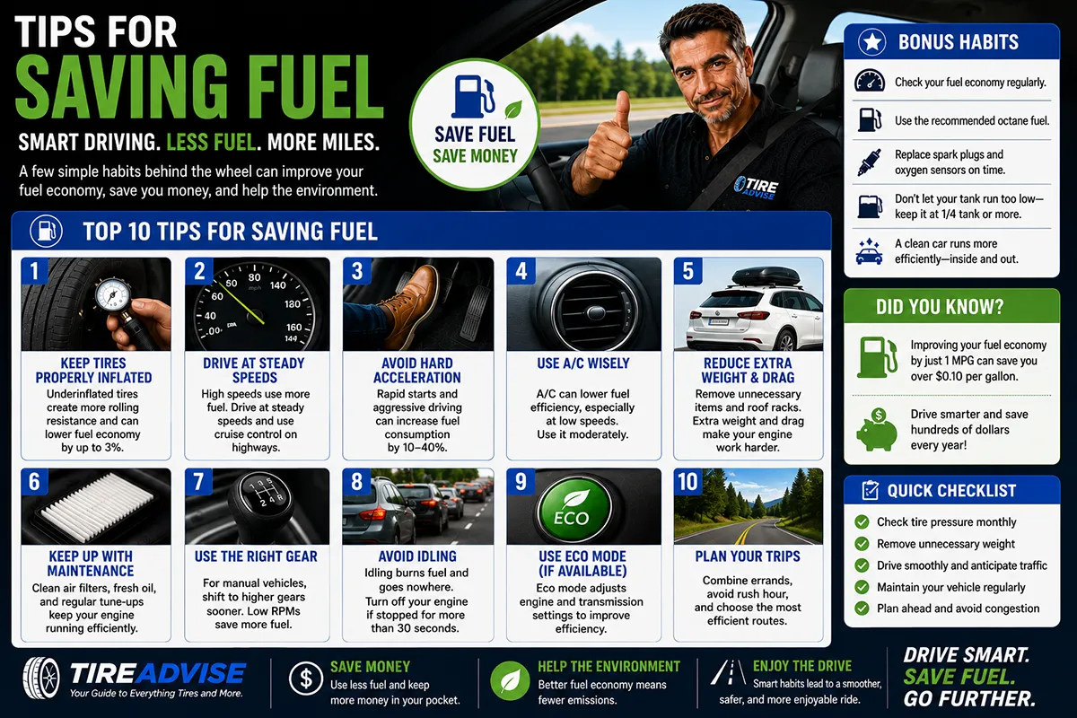 Fuel saving tips