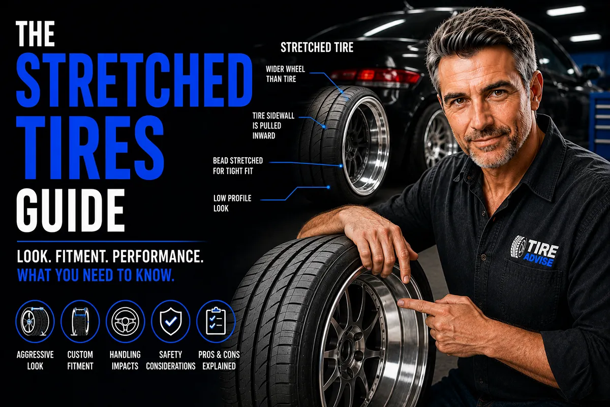 Stretched tire fitment guide